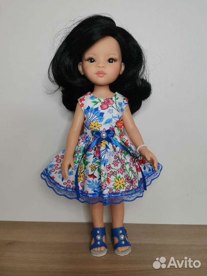 Платье на куклу Паола Рейна