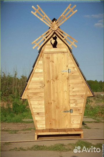 Дачный туалет с дельфином ZCM