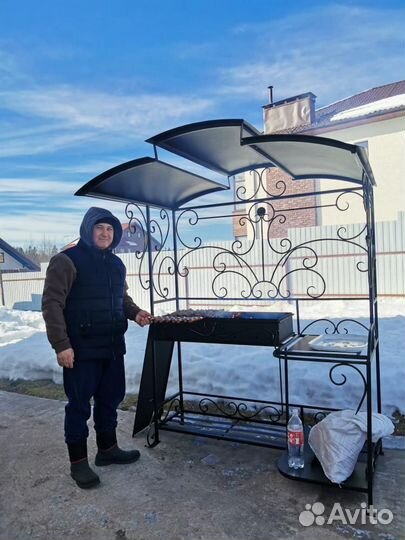 Беседка с мангалом