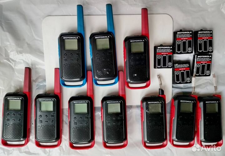 Рации Motorola Talkabout T62 10шт (+ 6шт других)