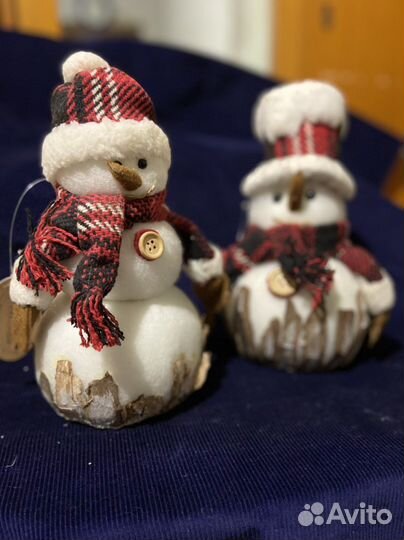 Новогодняя игрушка, елочные игрушки, снеговик