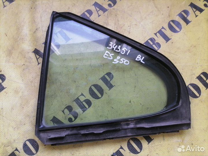 Стекло двери задней левой (форточка) Lexus Es350