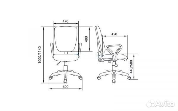 Компьютерное кресло Нота Самба