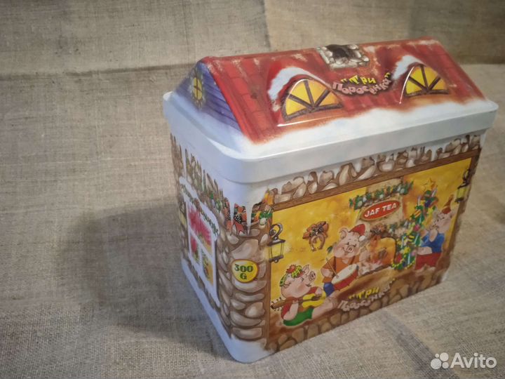 Жестяная банка из под чая