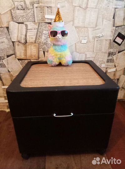 Тумба прикроватная, сундук- столик лофт 60/60см