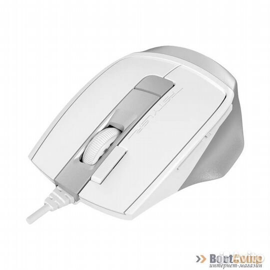 Мышь A4Tech Fstyler FM45S Air белая/серебристая