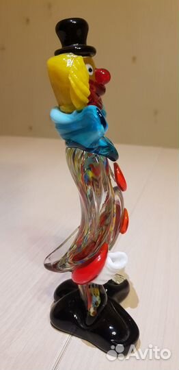 Клоун муранское стекло 18 см новый