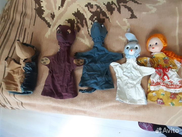 Куклы театральные СССР: герои сказки