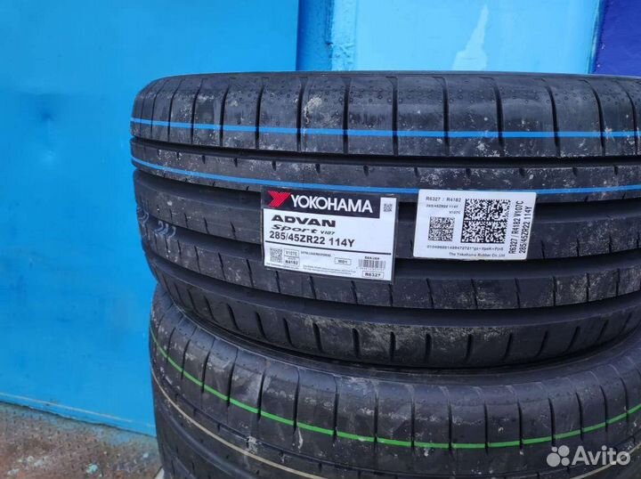 Yokohama Advan Sport V107 285/45 R22 и 325/40 R22