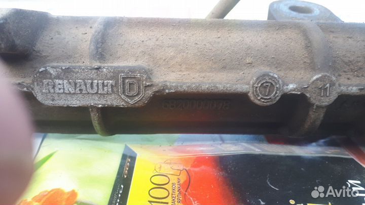 Рулевая рейка с гуром на renault logan 1