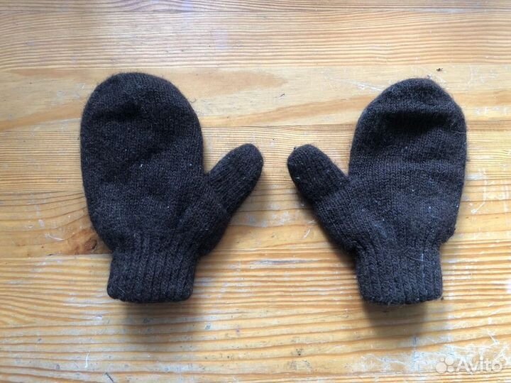 Шерстяные варежки детские