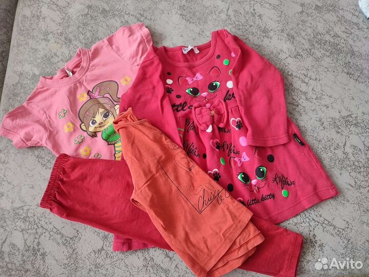 Вещи пакетом на девочку от 2 до 3 лет