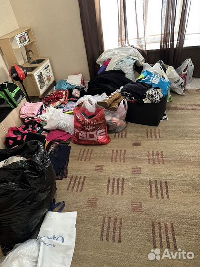 Детские вещи пакетом для девочек 5-11 лет