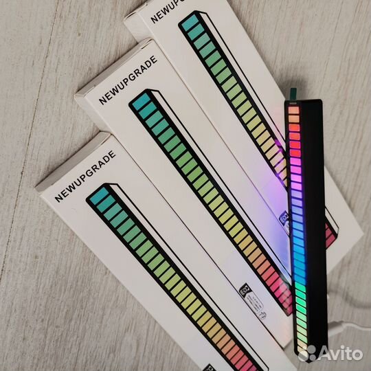 32LED RGB световая панель Голосовое управление