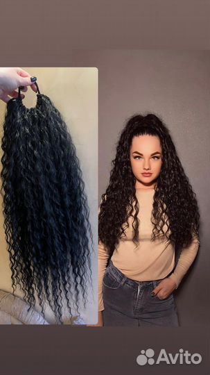 Хвост на резинке, накладной хвост, шиньон хвост