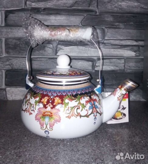 Чайник эмалированный