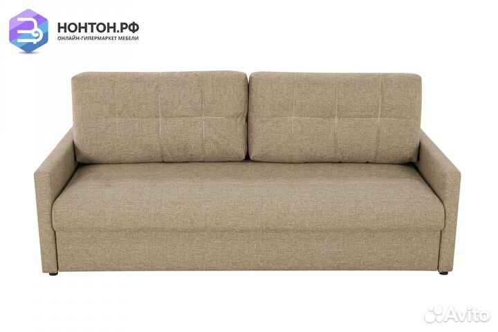 Диван еврокнижка Норд темно-бежевый