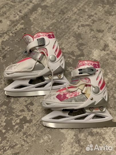 Коньки детские раздвижные 27-30 для девочки
