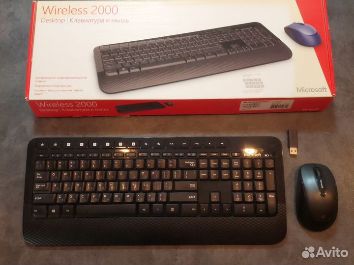 Беспроводные клавиатура и мышь