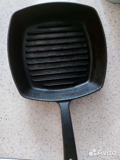 Сковорода гриль чугунная gipfel