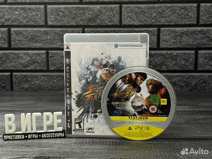 Диск Street Fighter 4 (PS3)