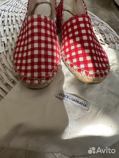 Dolce gabbana эспадрильи