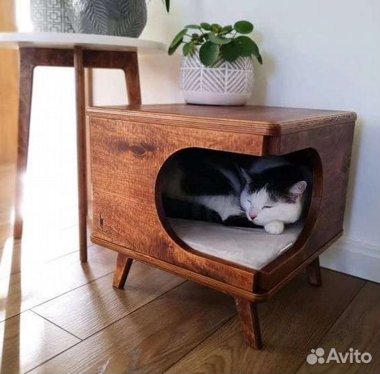 Настенный домик для кошек, модуль-лежанка