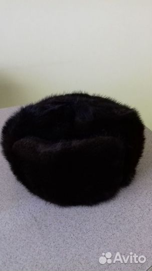 Шапка мужская норковая, б/у
