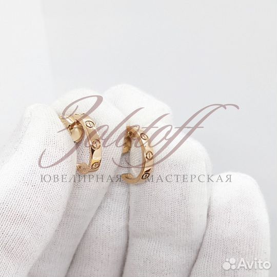 Серьги Cartier Love
