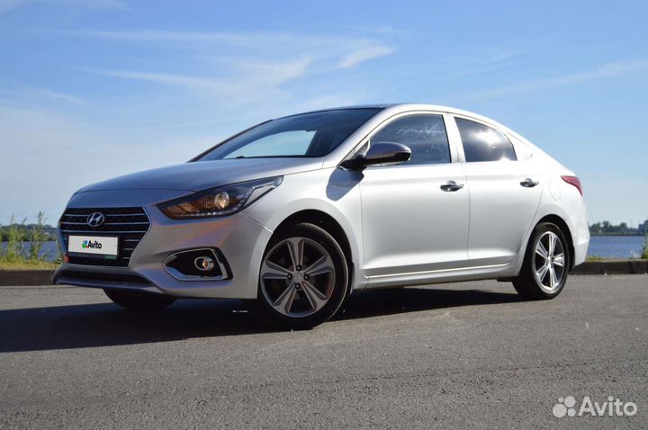 Hyundai Solaris 1.6 AT, 2018, 100 000 км