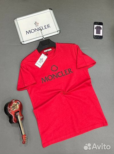 Moncler футболка хлопок