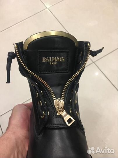 Ботинки Balmain Black новые