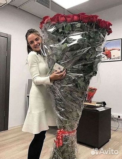 Букет роз 101 роза 51 роза