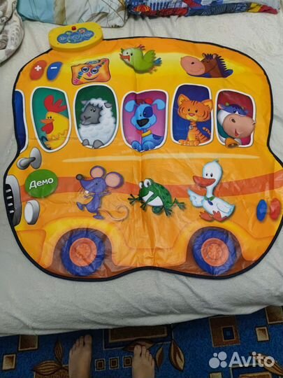 Развивающий звуковой (музыкальный) коврик