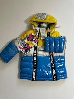 Новая куртка пуховик для мальчика Gulliver 98