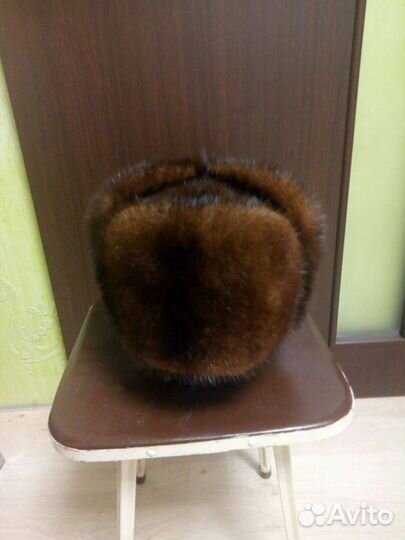 Мужская шапка формовка норковая.Р-р 58-59