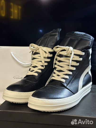 Rick owens кеды высокие кроссовки