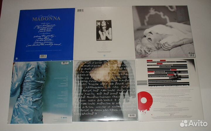 Madonna - 6 альбомов на виниле Lp