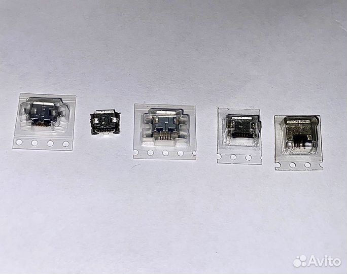 Разъемы micro USB комплект 5 штук