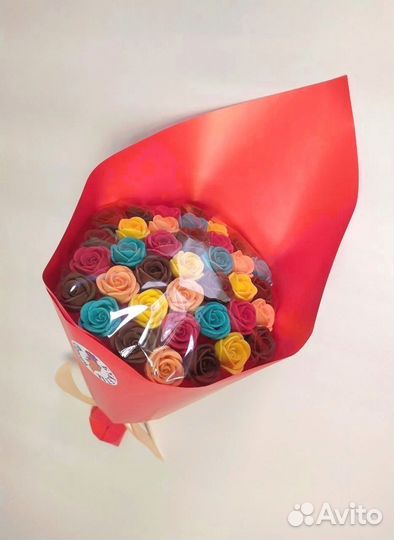 Шоколадные Розы - 37 шт в Букете