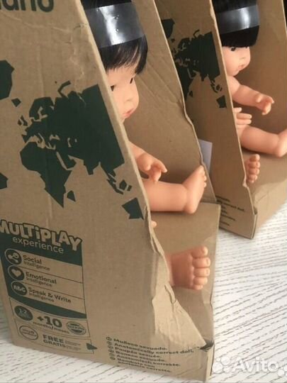 Кукла пупс Miniland 38 см