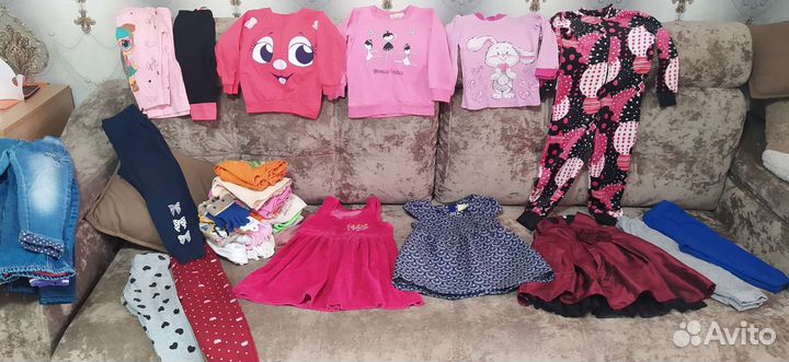 Детские вещи пакетом для девочек 92-104