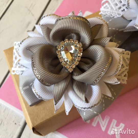 Бантики для волос ручной работы