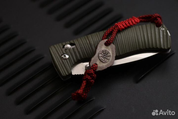 Бусина для ножа из рога оленя