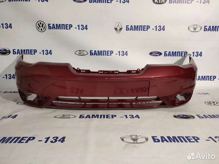 Бампер передний daewoo nexia n150 красный 74U
