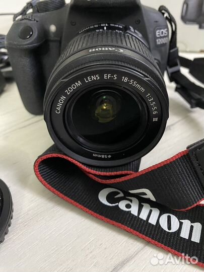 Зеркальный фотоаппарат canon 1200d