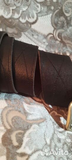 Ремень офицерский кожаный