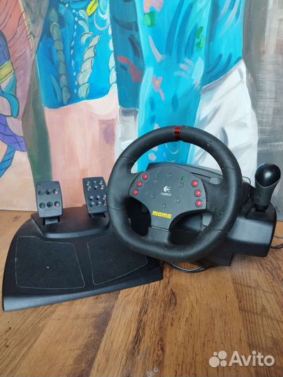 Игровой руль logitech momo racing