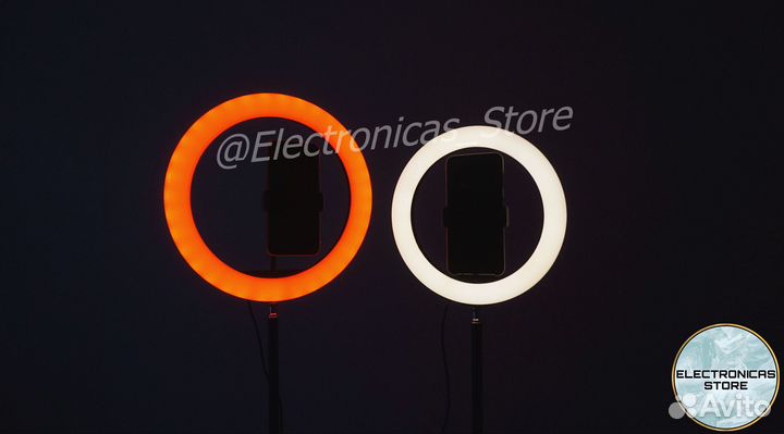 Кольцевая Светодиодная Лампа 33см со Штативом