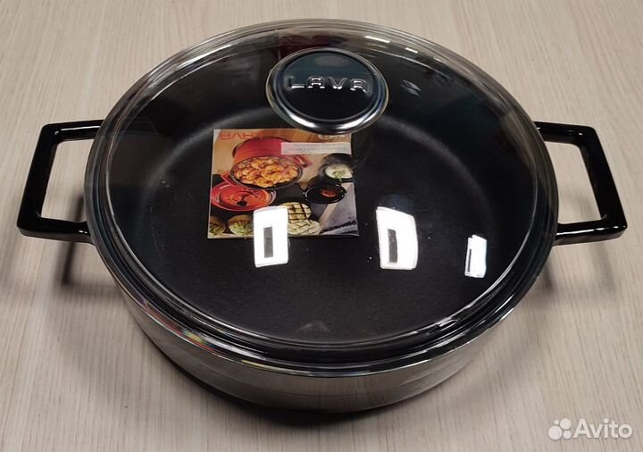 Сковорода сотейник чугун lava (лава )